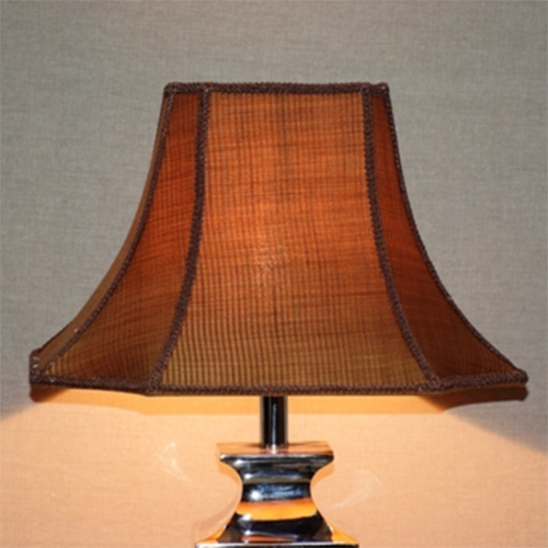 TLSC 017 Brass Sq Chrome Lamp