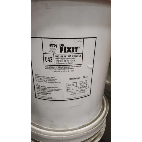 Dr.Fixit 543 Polysulphide Sealant 43 Grey ,32 Kg, Fire Resistance Material