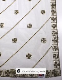 Beautiful Sequins Embroidered Designer Net Dupatta