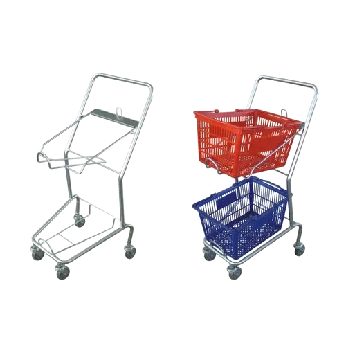 Shopping Trolley With Basket