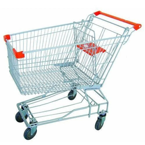 100Ltr Zinc Coated Shopping Trolley