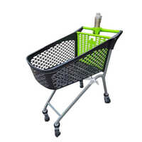 Plastic Supermarket Trolley - Max Load: 100  Kilograms (kg)