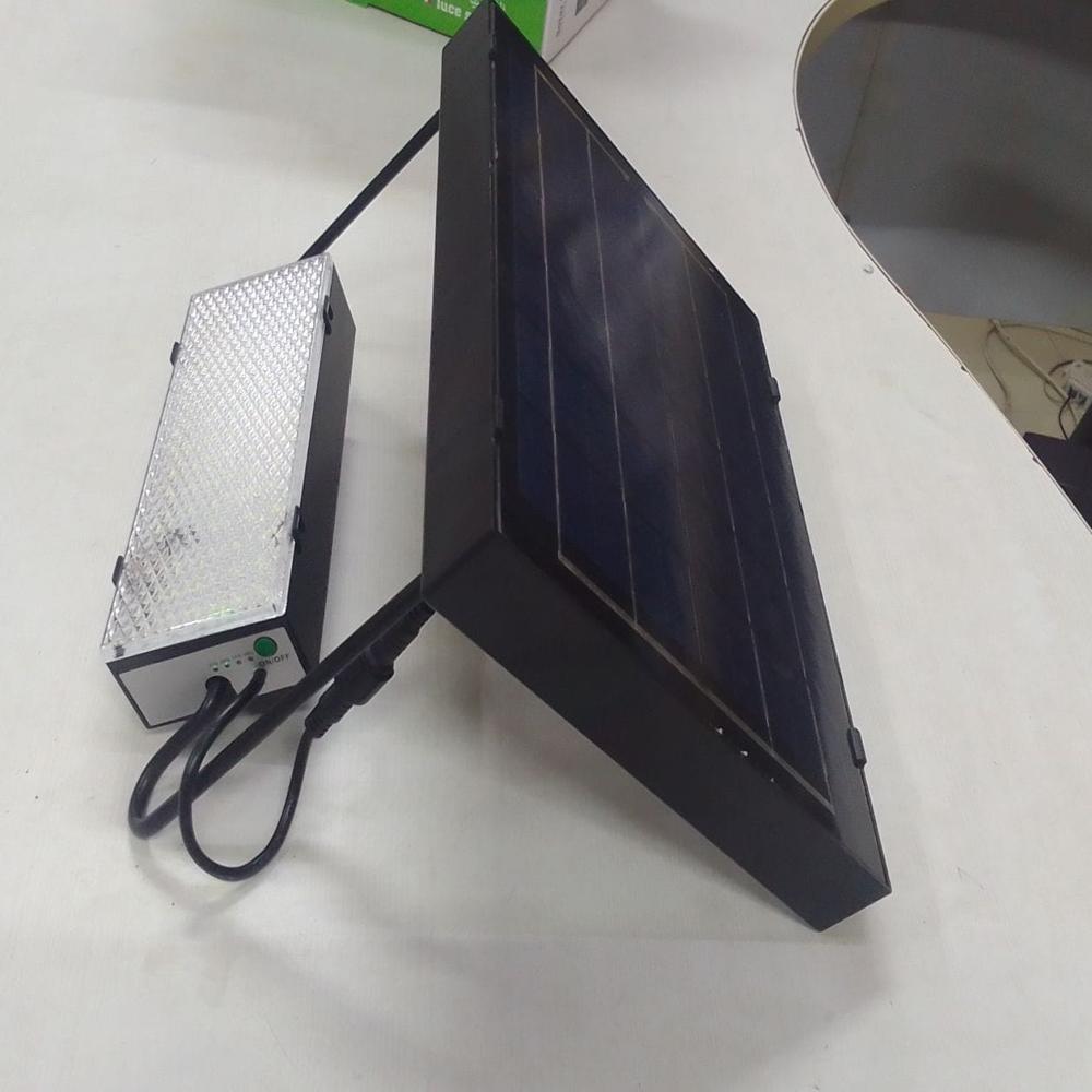 Solar Outdoor Light - Polysilicon Material, 15x10cm Dimensions, White Light Color, 60+ Smd Leds, 5w Power Output | Ideal For Outdoor Illumination, Pathway, Garden Lighting