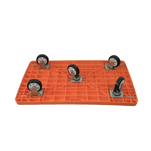 500kg PP Foldable Platform Trolley With 5 Wheel