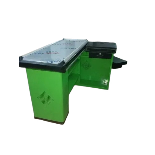 L Shape Supermarket Cash Desk Counter