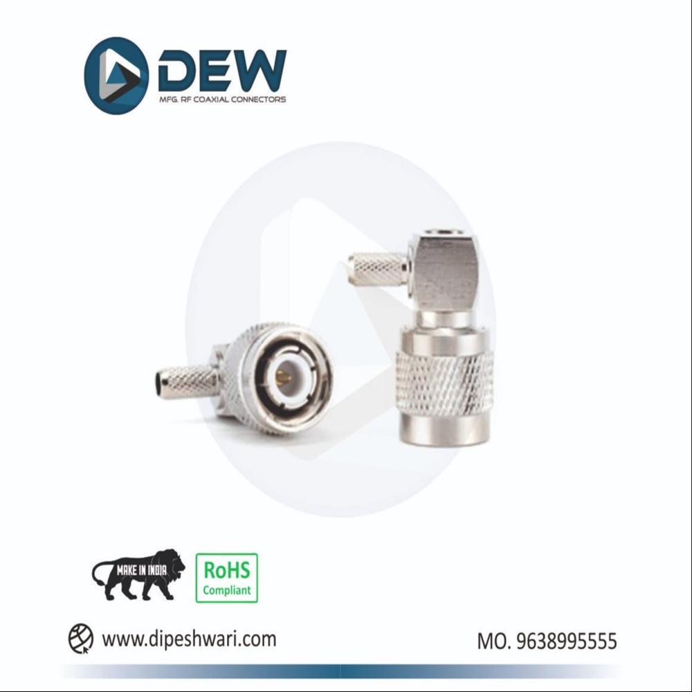 Tnc Rf Coaxial Connector - Color: Silver