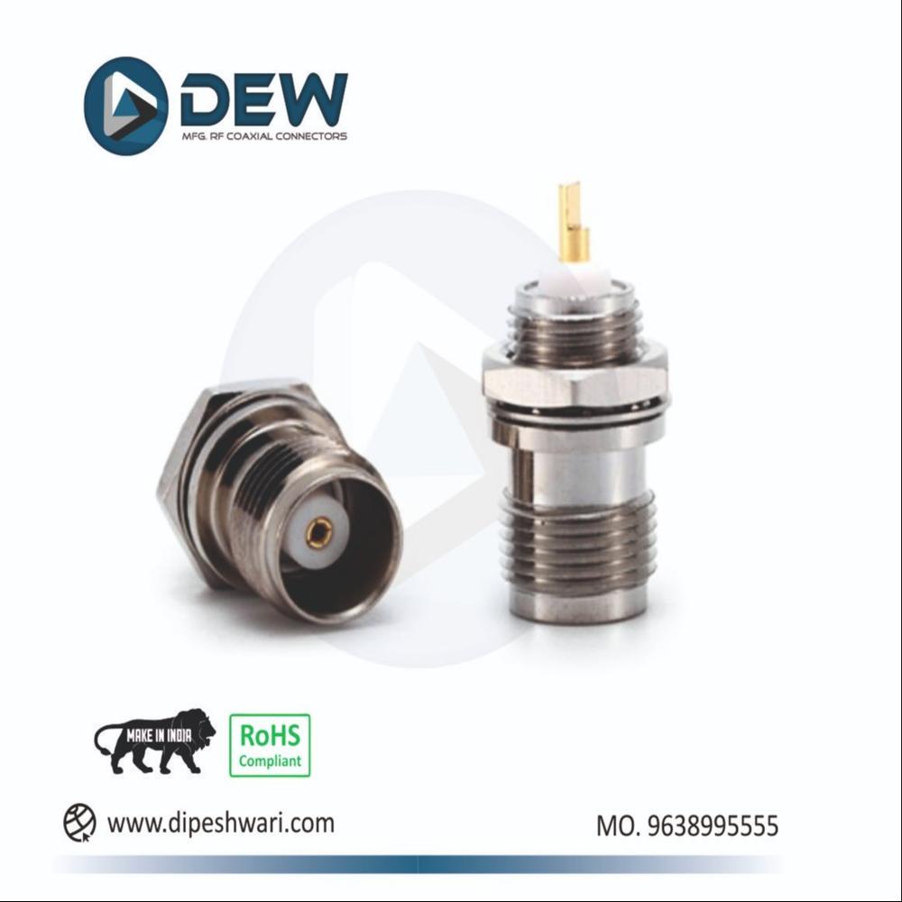 Tnc Rf Coaxial Connector - Color: Silver