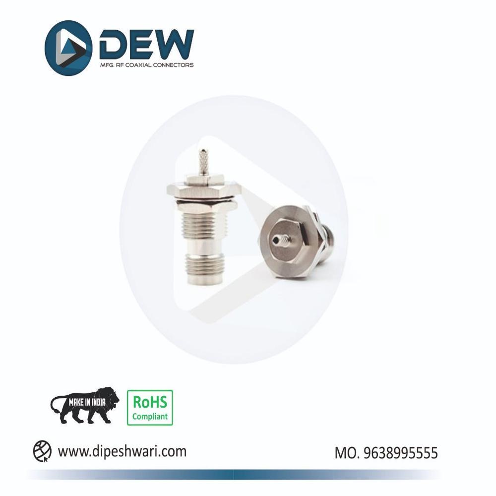 Tnc Rf Coaxial Connector - Color: Silver