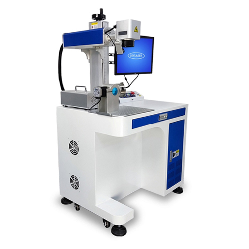 Industrial Laser Marking Machine - Color: Blue & White