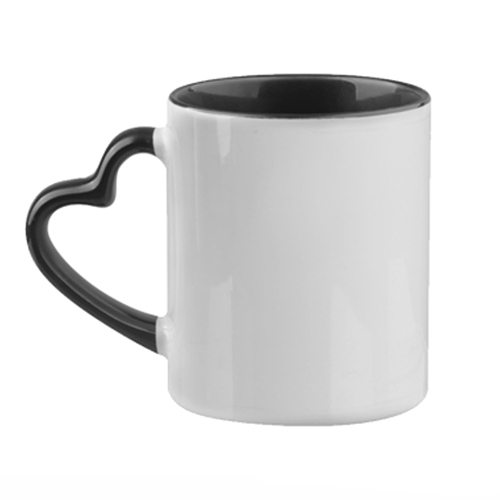 Heart Handle Mug Handle Color Sublimation Mug