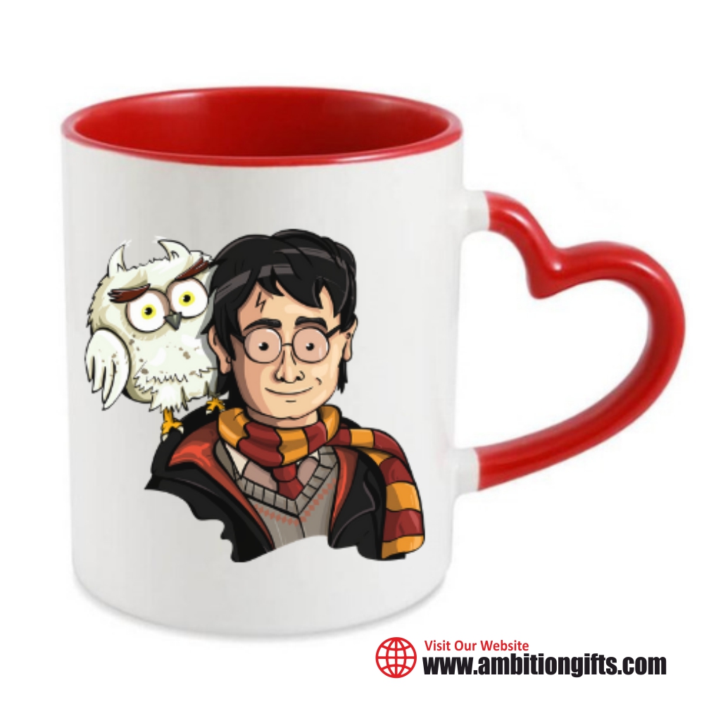 Heart Handle Mug Handle Color Sublimation Mug