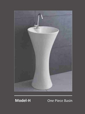 One piece basin - damru