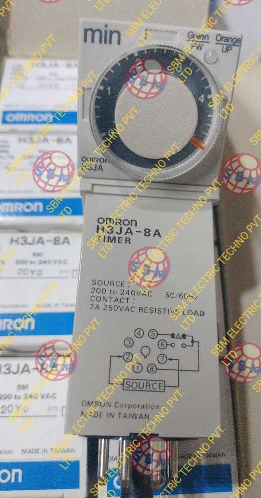 OMRON TIMER, H3JA-8A 10S 240VAC