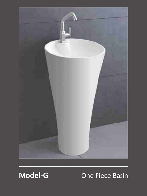 One piece basin - Damru