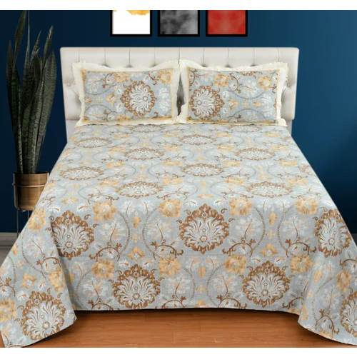 Embroidery Cotton Lace Work Bedsheet