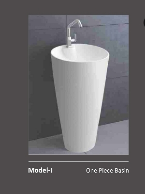 One piece basin- Damru