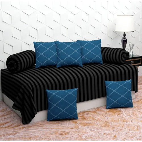 Satin Stripe Designer Diwan Sets