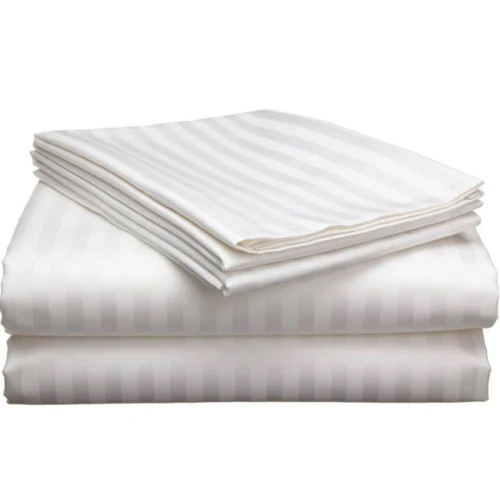 Hotel Bedsheet Satin Stripe Fabric