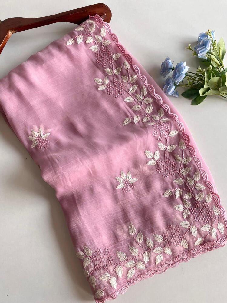 shimmer georgette saree