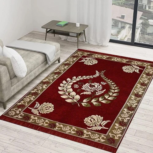Designer Velvet Floor Carpet - Advantage: Non-Slip