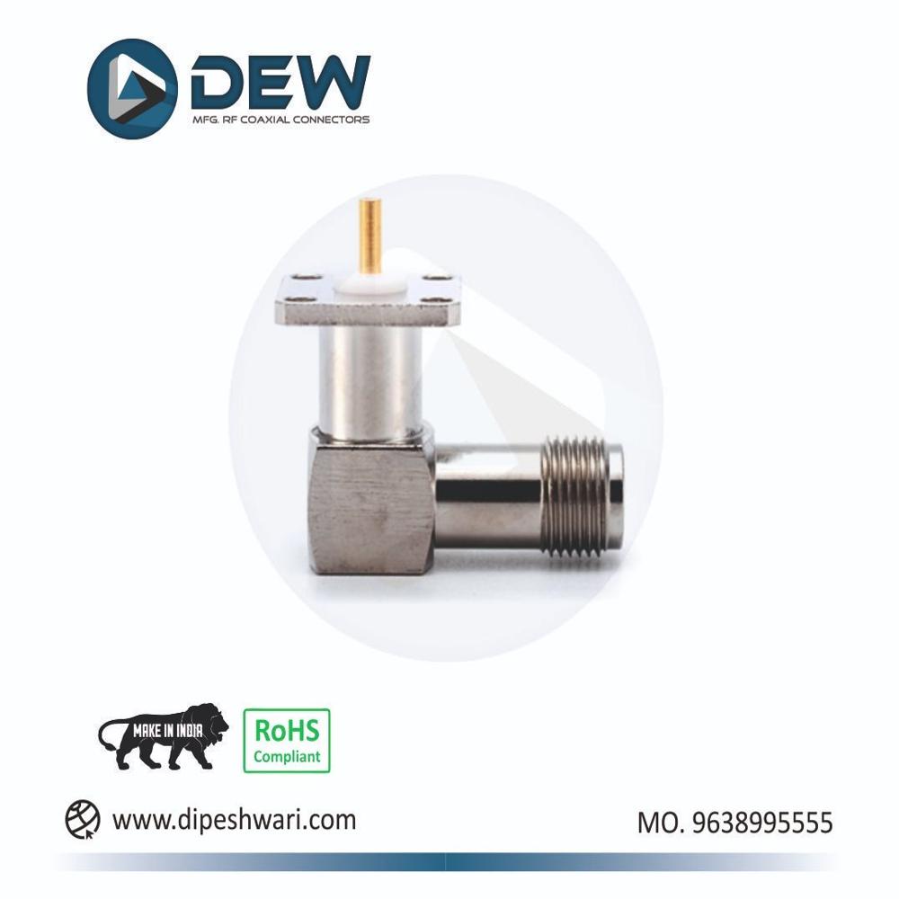 RP TNC Female 4hole Flange Mount