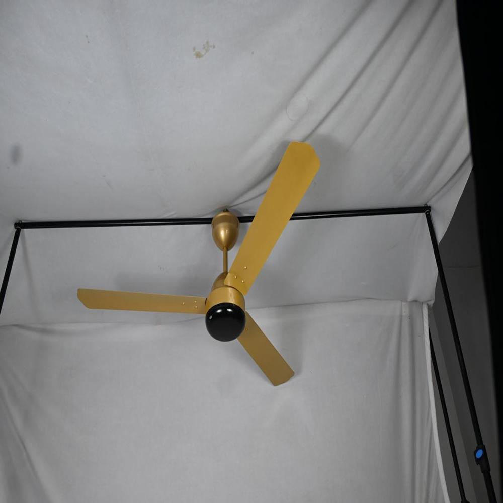 White Bldc Ceiling Fan - Blade Material: Ms