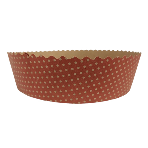 Disposable Paper Cake Moulds - Color: Red