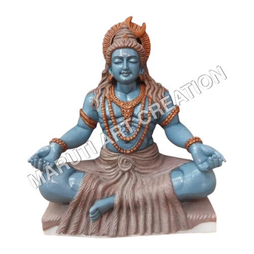 Meditation Mahadev Statue - Color: Grey