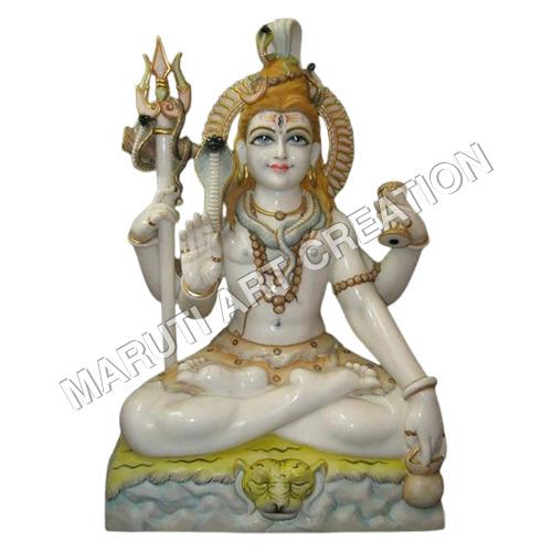 Shiv Statue - Color: White