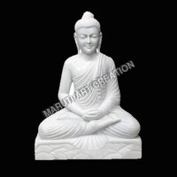 White Marble Buddha Statue