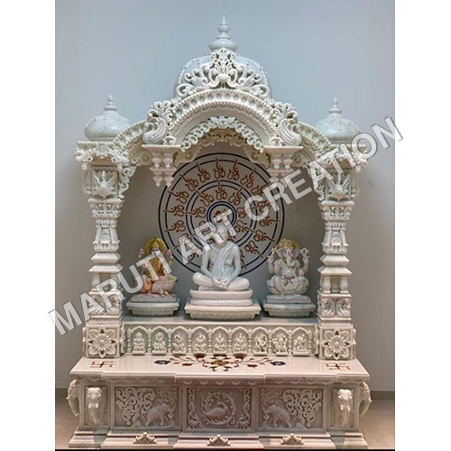 White Marble Hand Carving Temple