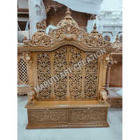 Teak Wood Temple - Color: Brown