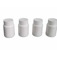 Plastic Capsule Container - Color: White