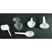 Plastic Measuring Spoons - Color: White
