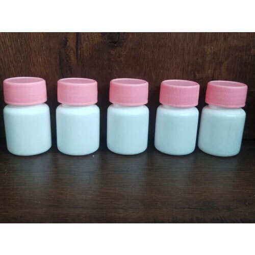 Plastic Tablet Container - Hdpe Plastic, 10 Milliliters, Multi-color | Eco-friendly, Water Resistant, Round Shape, Portable Design