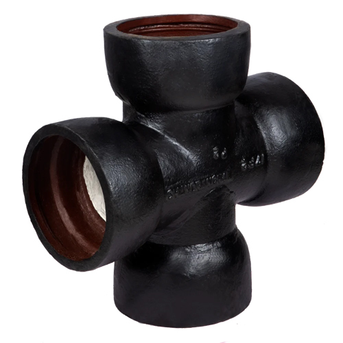 Socket Cross Tee Fitting - Coating Type: Polished