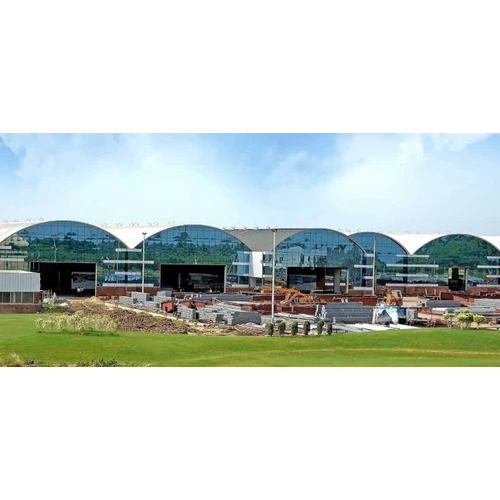 6500Sq Feet Prefabricated Factory Shed - Color: Grey