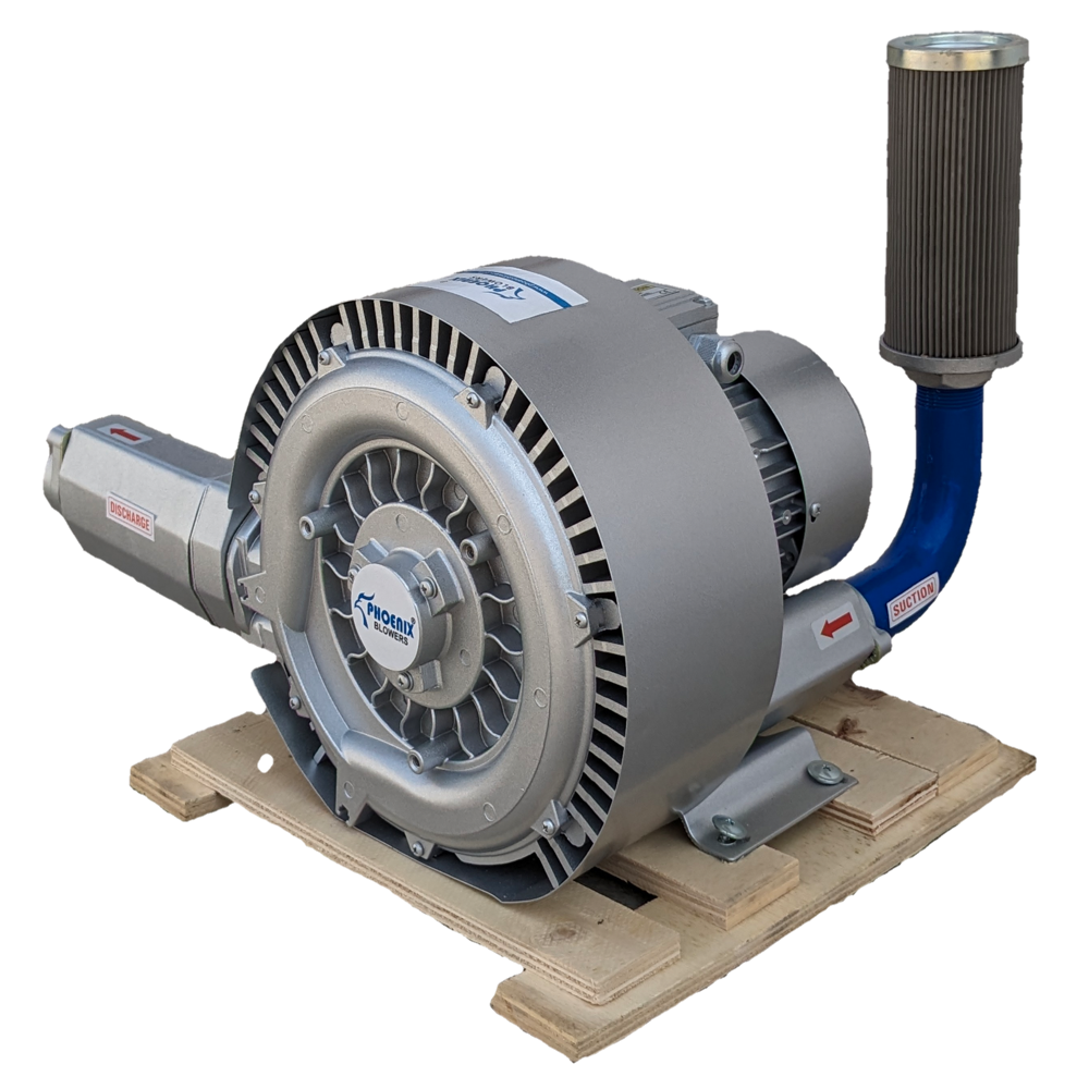 Double Stage Ring Blower - Color: Gray