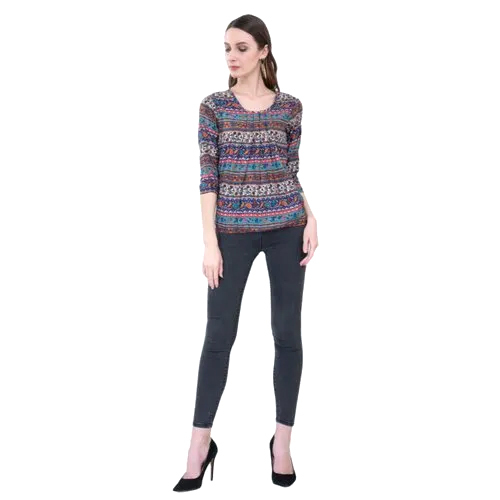 Poly Crepe Top - Color: Different Available