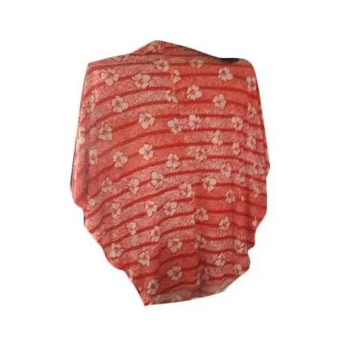 Girls Orange Flower Printed Top