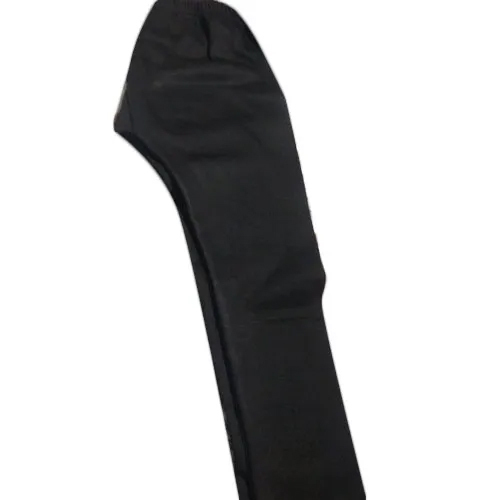 Black Cotton Lycra Designer Legging - Color: Different Available