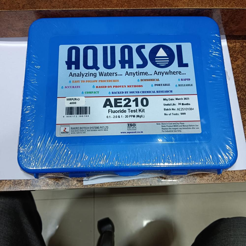 Fluoride Test Kit, Aquasol, AE-210