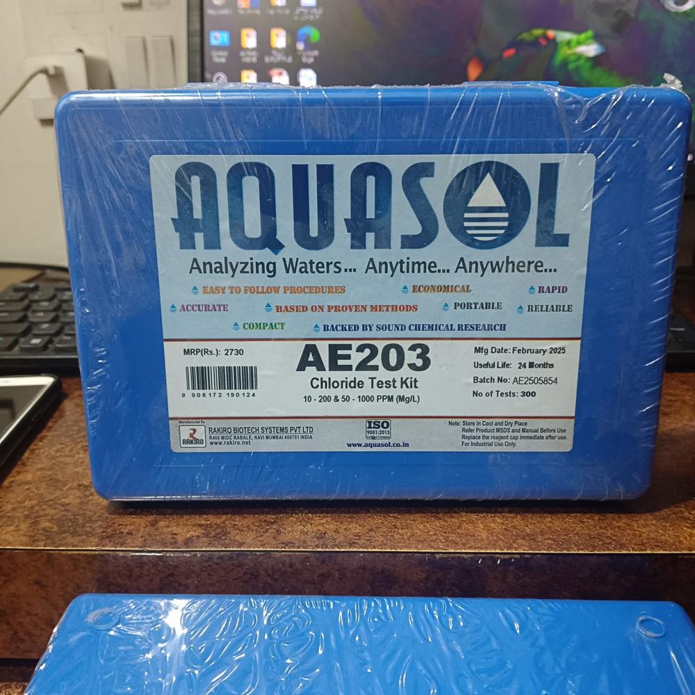 Chloride Test Kit, Aquasol, Ae-203 - Automation Grade: No
