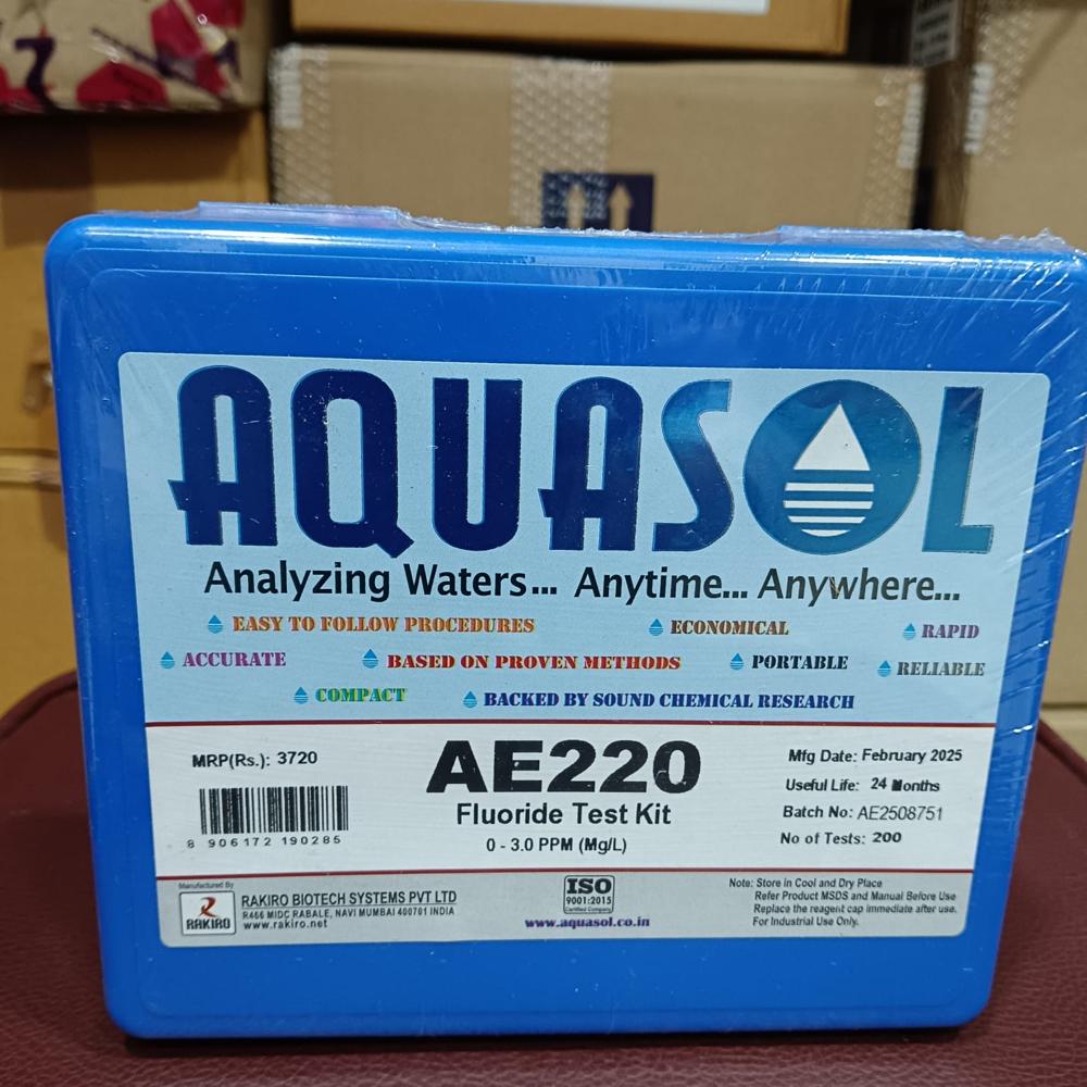 Fluoride Test Kit, Aquasol, AE-220
