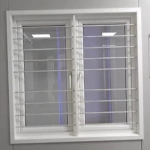 सफेद UPVC कांच की खिड़की