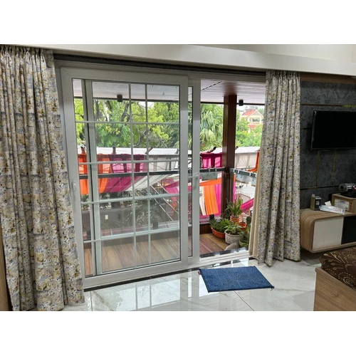 5 फीट UPVC 2 ट्रैक स्लाइडिंग विंडो