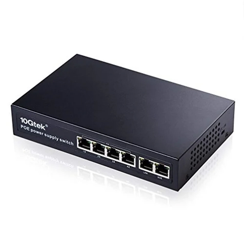 Gait Tech 4 Port Poe Switch With 2 Uplink