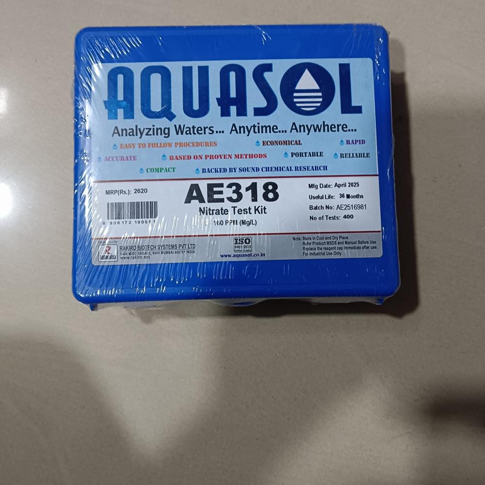 Nitrate Test Kit Aquasol Ae-318 - Automation Grade: No