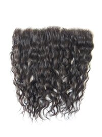 Raw Unprocessed Human Hair Natural Color Transparent Lace Frontal
