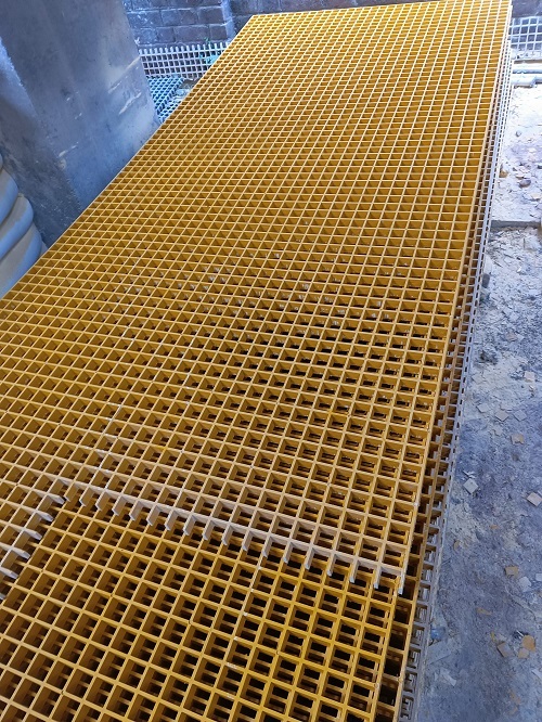 Fiberglass Grating - Color: Yellow